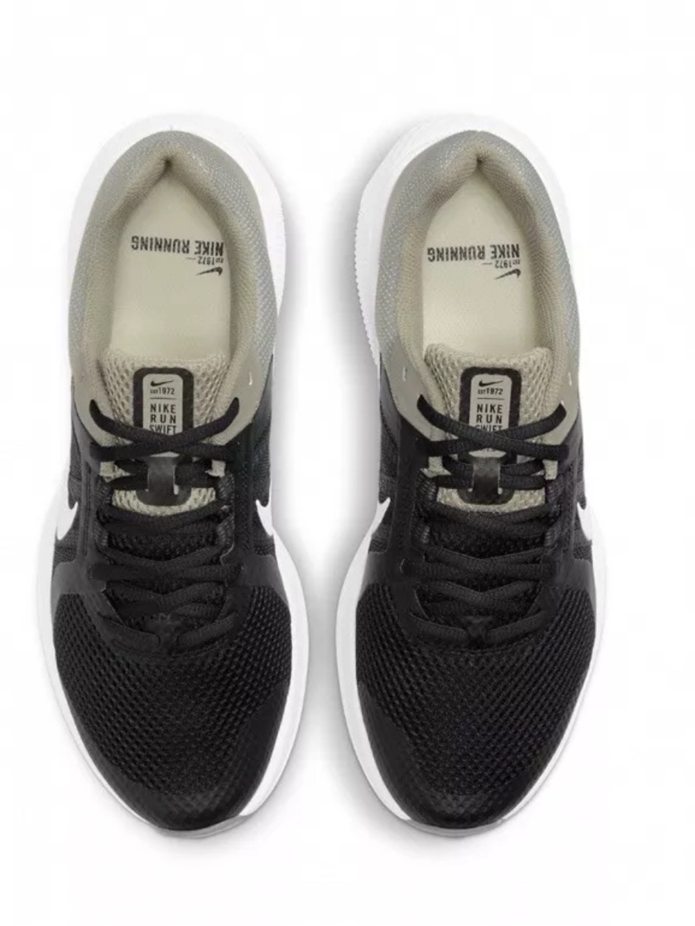 Nike Men's Black and Gray Low-Top Running Shoes